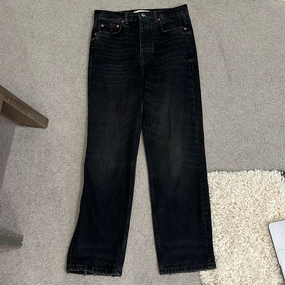 Zara The bliss straight in black